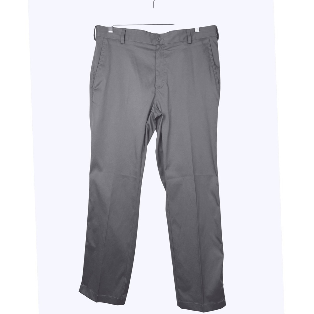 Nike Golf Pants Men's Gray Flat Front‎ Lightweight Performance Trousers 34 x 32